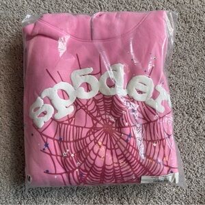 Pink Spider Graphic Hoodie